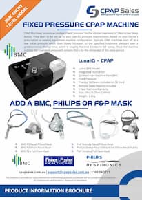 BMC Luna iQ CPAP Machine Brochure