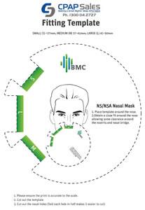 BMC Micro Nasal Mask Sizing Guide