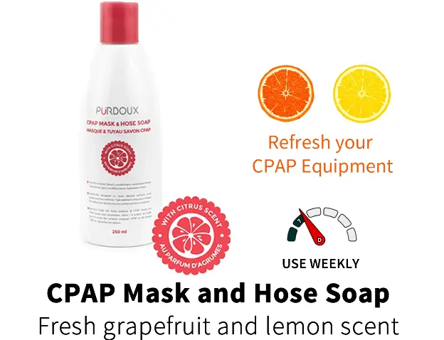 CPAP Mask and Hose Soap - Citrus Fragrance (Grapefruit and Lemon)