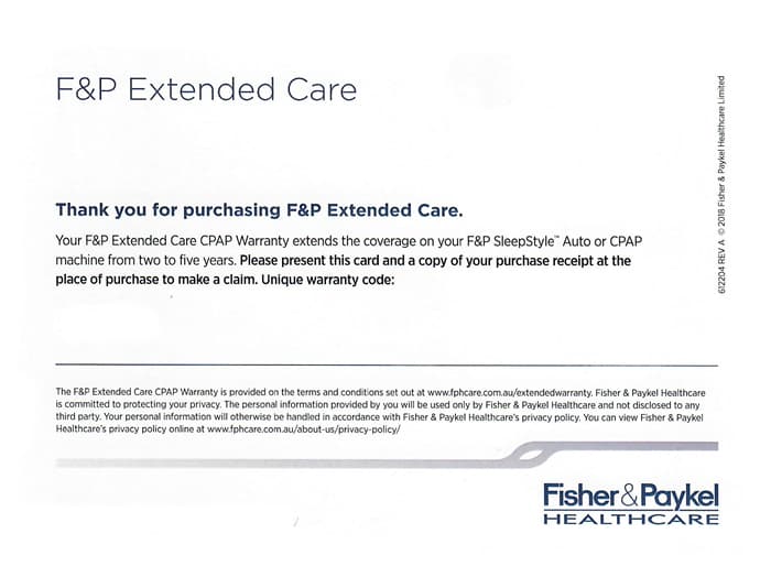 Fisher and Paykel Extended Warranty
