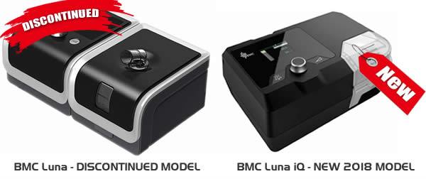 Luna Discontinued. Luna iQ is the new BMC model for 2018