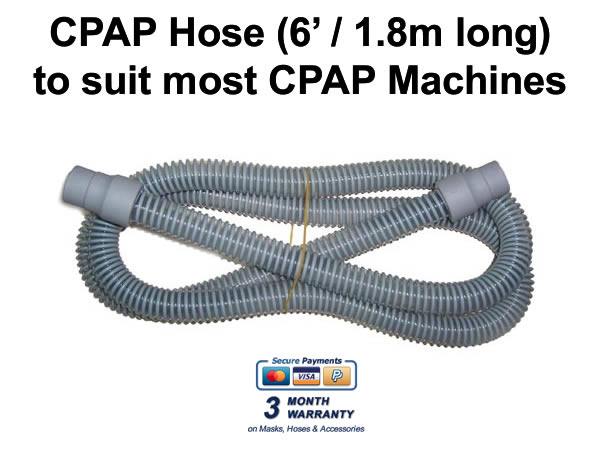 CPAP Hose - Tube - 1.8m / 6' long to suit most CPAP Machines